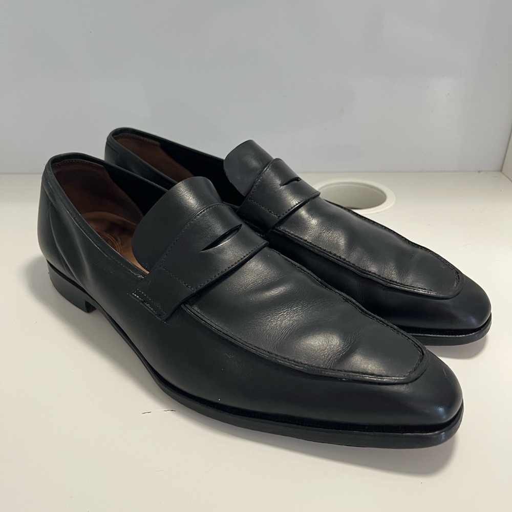 Men's Black Leather Dress Shoes George Cleverley